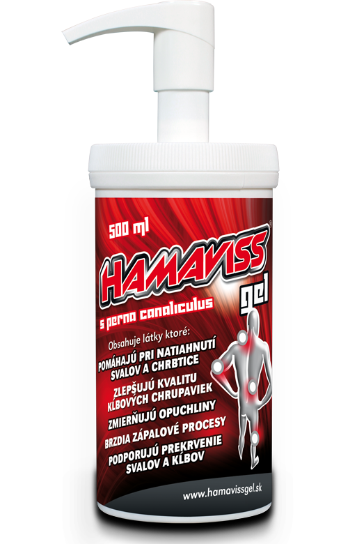 HAMAVISS gel 500 ml s dávkovačom pre športovcov